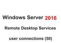 Chave da licença do servidor do MS, Desktop remoto de Windows 2016 1,5 gigahertz de velocidade de processador mínima