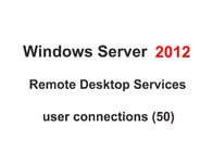 CALS do USUÁRIO da OPÇÃO 50 do serviço RDS do Desktop do telecontrole de Windows Server 2012 do inglês