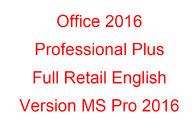 32/64 de código chave de Microsoft Office 2016 do bocado, escritório 2016 pro mais o PC varejo da chave 50