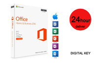 A casa de Microsoft Office 2016 e o código chave do negócio em linha ativaram