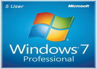 Chave varejo profissional da ativação de 5 usuários de Windows 7 pro