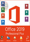 Usuário profissional do usuário 5 do código chave 1 do sinal de adição de Microsoft Office 2019