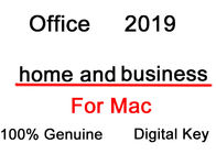 Código chave de Microsoft Office 2019 da casa e do negócio, 1 chave da licença do escritório 2019 do usuário
