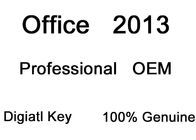 Bocados chaves genuínos da caixa 32 &amp; 64 do retalho do código da chave DVD Microsoft Office 2013