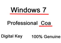 Licença chave, Coa 32/64bit do OEM Microsoft Windows 7 da chave do produto de Windows 7 pro