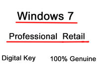 Versão varejo completa profissional chave da licença genuína de Microsoft Windows 7