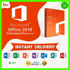 Profissional chave genuíno de Microsoft Office 2019 da licença mais a ativação 100%