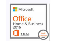 Casa de Microsoft Office 2016 &amp; código Mac Key North America Only da ativação do negócio