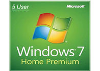 64 usuário mordido da licença 5 do código chave de Microsoft Windows 7 Home Premium