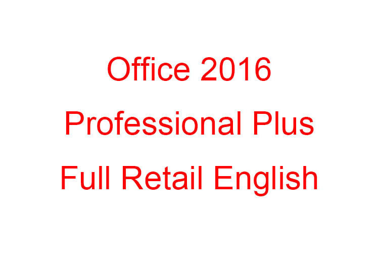 500 profissional de Microsoft Office 2016 do usuário mais o formato chave varejo do e-mail
