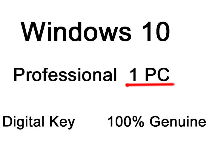 Exposição genuína da chave 800x600 da ativação de Windows 10 da ativação pro